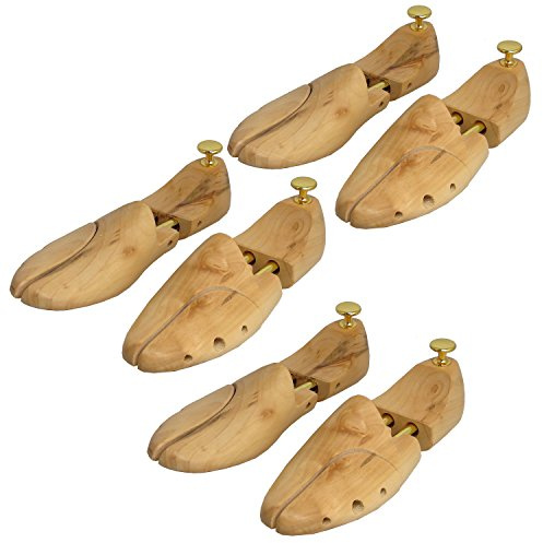 DynaSun 3x LTH5 2-Way 45 46 Tendiscarpe Premium Elegante in Cedro Forma Anatomica per tenere in Forma le Scarpe
