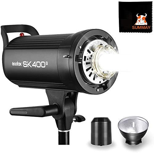Godox SK400II 400Ws Flash estroboscópico de Estudio con Sistema X 150 W Modelado Lámpara