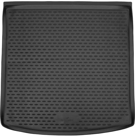 WALSER XTR Kofferraumwanne für Skoda Kodiaq 10/2016-2023, oberer Ladeboden, 100% passgenaue Antirutschmatte Auto, Gummimatte Auto, Kofferraum Schutzmatte, Auto Gummimatten