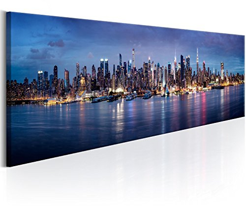 murando Cuadro Acústico 120x40 cm espuma acústica absorbe el sonido aislamiento lienzo de 1 pieza Decoración de Pared New York Ciudad City NY d-B-0179-b-a
