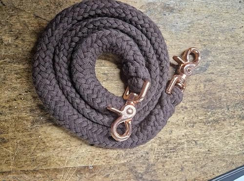 HobbyHorsing Zügel geschlossen ca. 1 mtr lang Farbe: braun Baumwolle - ohne Füllung -