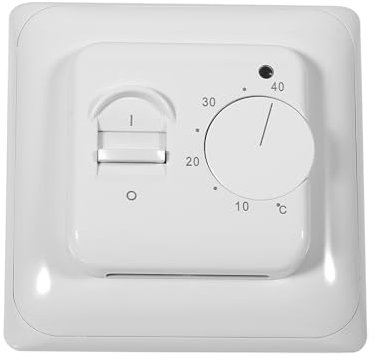 Golvvärmetermostater, Manuell Golvvärmetermostat Rumstermostat med Golvgivare Sond Mekanisk Rumsstat Värmetermostat för Energieffektiv