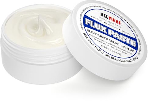 BEEYUIHF 9570 Rosin Soldering Paste Flux For Electronics, No Clean Flux for Circuit Boards Electrical Repairs and Copper Electrical Wire (2.29oz Jar)