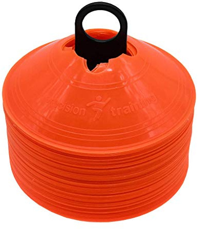Precisionsutrymme flexibla plastmarkörer – orange, 20 cm