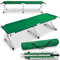 TRESKO XXL Campingbett Feldbett 190 x 64 x 44 cm Metallrohr - Belastbarkeit bis 150kg - in verschiedenen Farben (Grün)