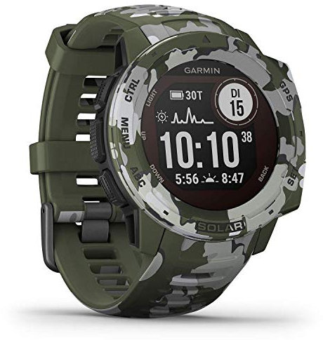 Garmin [renewed Instinct - wasserdichte GPS-Smartwatch mit Sport-/Fitnessfunktionen. Herzfrequenzmessung, Fitness Tracker und Smartphone Benachrichtigungen [Generalüberholt]