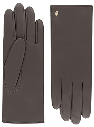 Roeckl Damen Hamburg Lederhandschuhe, Coffee, 7, Braun