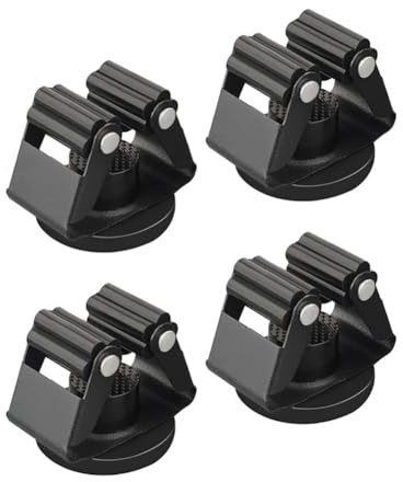 Comphic 4-Teiliger Magnetischer Mopp-Besenhalter, Starker Besen-Mopp-Halter Zur Wandmontage, Geeignet für Garage, Küche, Wäscherei, Werkstatt