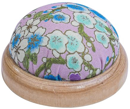 Sarini Set puntaspilli Base, puntaspilli Portatili con Stampa Floreale per Cucito, trapuntatura, creazione di Gioielli, Adorabili Porta Aghi per Un Facile Accesso e organizzazione