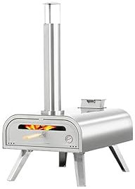 BIGHORN Grand Four à Pizza en Acier Inoxydable 16