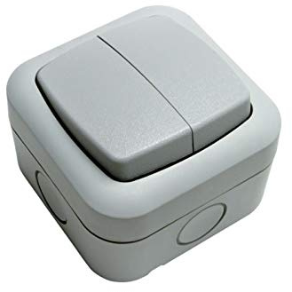 Timeguard TPSL02 Outdoor Twin Gang Switch