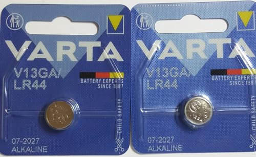 A bottone V13GA A76 LR44 1,5 V 125 mAh (quantità = 2)