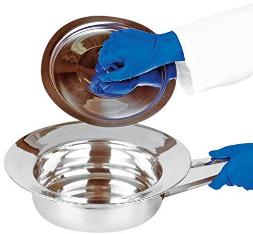 Servoprax H8 2101-ECO Steckbecken, Bettpfanne aus Edelstahl, ECO,leichte Qualität, poliert