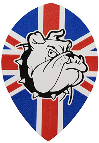 Bulldog Pear Shaped Dart flights (10x Sets)