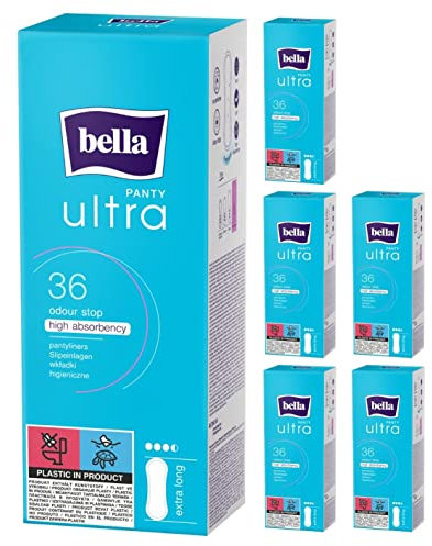 bella Panty Slipeinlagen Ultra Extra Long 6er Pack (6 x 36 Stück)