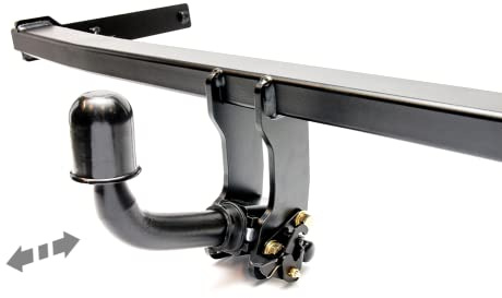AUTO-HAK Gancio di traino completo estraibile orizzontale compatibile con Jeep Renegade BU dal 09.2014 + universale kit elettrico 13 poli