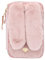 Depesche 12041 Princess Mimi - Gefüllte 2-Fach Federtasche mit Plüsch-Fell, Hasen-Gesicht und Schlappohren, Federmäppchen in Rosa mit Buntstiften, Lineal, Schere uvm., 19 x 12 cm
