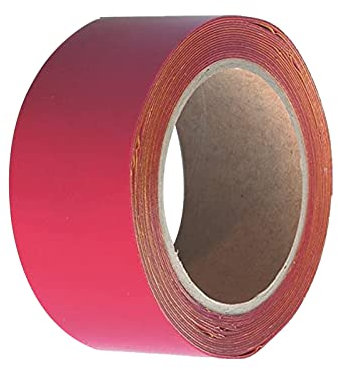 GDWD Planen Reparaturband, LKW Plane Reparatur Spezialband, Zelt Flicken 5CMx5M Klebeband Wasserdicht Selbstklebend, Abdichtband für LKW Abdeckplane, Regenfestes Tuch, Markise, Zelt (Rot)