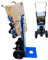 QJJML Elektrischer Treppensteiger, 1200 W, schwere Sackkarre, bürstenloser Motor, austauschbarer 48-V-36-A-Akku, Treppen rauf und runter, Last 400 kg