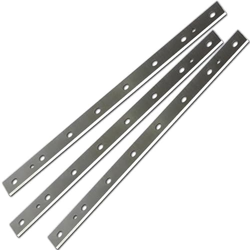 JWOO Lames de raboteuse HSS for DW734 7342 for raboteuses d'épaisseur avec Remplacement de 12,5 Pouces traitées thermiquement