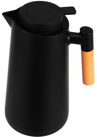 EXHUMKY Borraccia Termica Isolata Con Manico Caraffa Per Caffè e Tè Bottiglia e Inossidabile Per Uso Domestico e Viaggi Design Elegante e Leggero