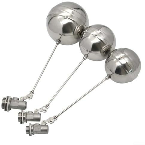 Valvola a sfera galleggiante in acciaio inossidabile per sistemi di acqua e olio di dimensioni multiple (DN25)