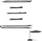 Coupe-Vent pour Parasol, Pare-Vent pour Parasol, Sangles Réglables pour Parasol, Set de Protection Contre Le Vent pour Parasol, Sangle Fixation pour Parasol Déporté, Fixation Anti-Vent