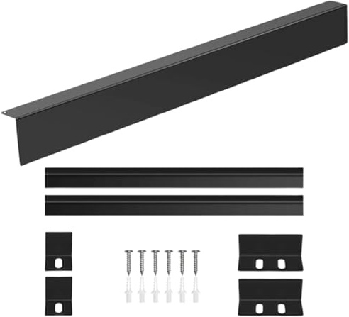 Joint d'étanchéité en acier inoxydable - Barre de remplissage antidérapante - Pour cuisinière, four, appareil, armoire, lave-vaisselle, micro-ondes, réfrigérateur, machine à laver