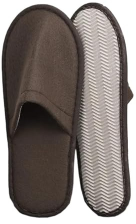 TRRYUIP linnetofflor 10 par linnetofflor halkfria tofflor flip-flops enkla enfärgade platta sandaler hotell bröllop gästskor