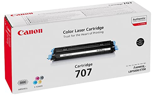 Canon 707 Bk original Toner Schwarz für ISensys Laserdrucker
