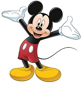 RoomMates Disney Mickeys Clubhouse Mickey Mouse Giant Wall Sticker,Black,92 .71 cm. 93 .345 cm