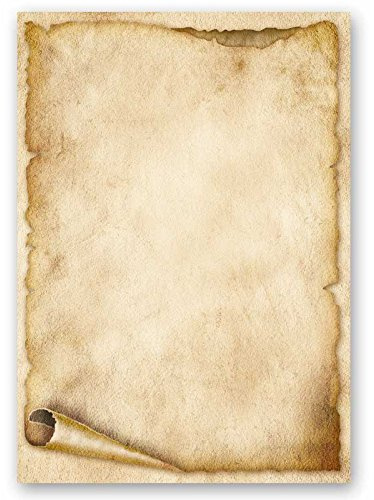 Motivpapper brevpapper gammal pappersrulle DIN A4 90 g/m²