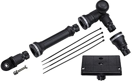 Railblaza Kayak & Canoe Sounder Transducer, Geberstange mit Plattform 02-4060-11, Schwarz