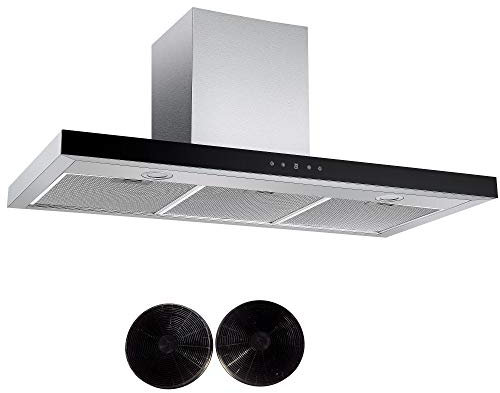 Cookology LINT1001SS Stainless Steel Linear 100cm Chimney Cooker Hood & Filters