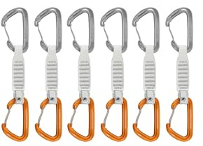 Mammut Sender Wire 12 cm 6-Pack Quickdraws l'grey/Gold Wire Gate/Wire Gate 12 cm