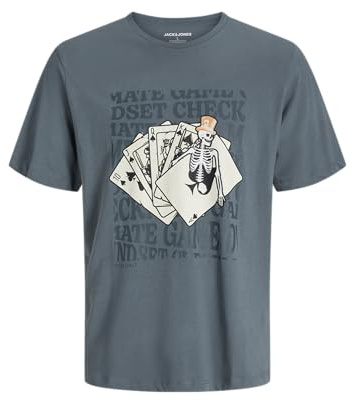 Jack & Jones Jjsully tee SS Crew Neck, Resistente al Agua, L