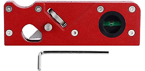 FLEXMAN Pialla per Smussare, 6,1 X 2 X 0,8 Pollici Pialla a Mano per la Lavorazione del Legno, Strumento per Appiattire Gli Angoli Della Lavorazione del Legno per Falegnami Profess (Rosso)