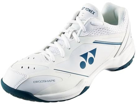 YONEX Power Cushion X4 Unisex Badmintonschuh Gr. 37,5 – Weiß | Leicht, dämpfend & rutschfest | Komfort & Stabilität für Training & Wettkampf