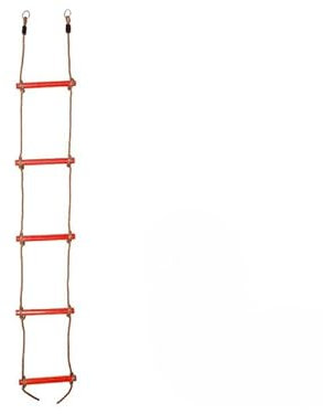 Bello Giardino Échelle en corde pour enfant avec 5 échelons en plastique - Plaisir d'escalade pour l'intérieur et l'extérieur - Tour de jeux pour aire de jeux - Kit tour d'escalade - Pour structures