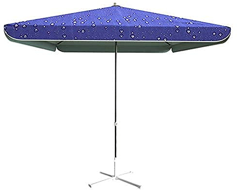 JCNAGXY Large Commercial Parasol Square Sun Umbrella Outdoor Garden Parasol Height Adjustable Market Table Umbrella 3.2x2.5M