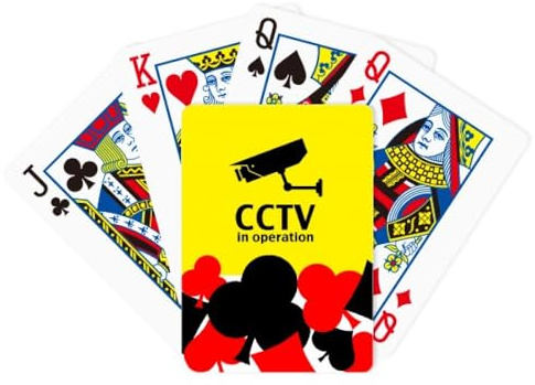 no/no Logo under Monito Art Deco Fashion Symbol Poker Playing Card Classic Game