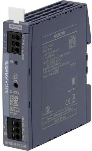 Siemens 6EP3331-7SB00-0AX0 Hutschienen-Fuente de alimentación (DIN-Rail) 24V 3.5 31.2W 1 x