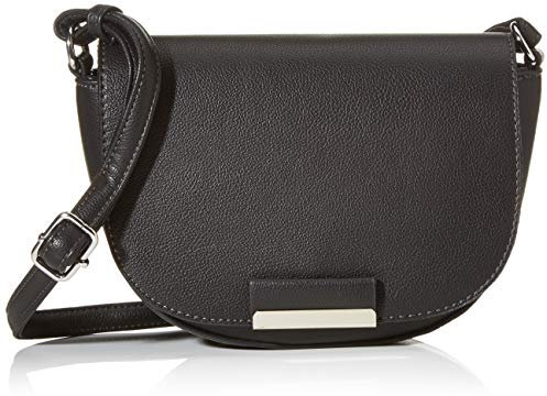 TOM TAILOR Denim Damen Taschen & Geldbörsen Madrid Gerundete Überschlagtasche schwarz/black,OneSize,C060,2999