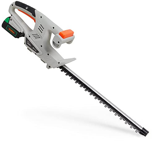VonHaus Hedge Trimmer Cordless – Cutter for Hedges, Bushes, Branches, Shrubs – 12V Battery, 45cm Blade, Charger, Dual Action Blades, Blade Cover, Lightweight, Soft Grip Handle
