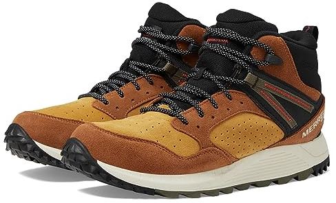 Merrell Men's Wildwood Mid Leather Waterproof, Spice, 12