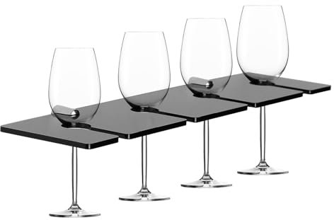 Rrlihjgu Portabicchiere da vino a parete, portabicchieri da vino in acrilico,Portaoggetti per bicchiere di vino a parete | Portabicchiere da vino ad alta trasparenza per reception, sala per feste,