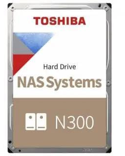 Toshiba Disco rigido NAS interno N300 da 4 TB, HDD SATA da 3,5'', 7200 RPM, funzionamento 24 ore su 24, 7 giorni su 7, supporto di sistemi da 1 a 8 bay, 128 MB di cache, (HDEX01TZNA51F).