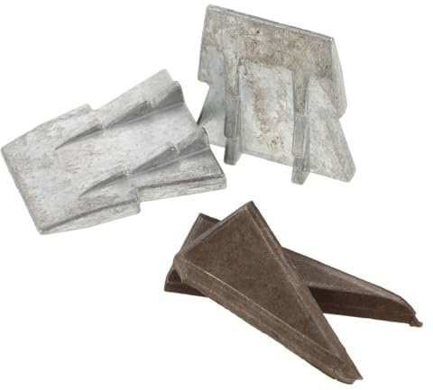 NULYLU 4 Piezas De Cuñas Reforzadas Para Instalar, Cuña De Repuesto Para Mango De Martillo, Cuña De Metal Para Martillo, Cuña Cónica, Cuña De Repuesto Para Martillo, Cuña Divisoria Para