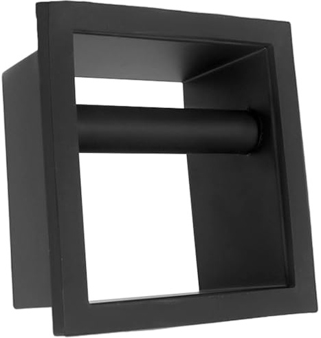 Cubo de basura de bar incrustado, caja de café molido para máquinas de espresso, con diseño de goma sin fondo, acero inoxidable, color negro, uso comercial