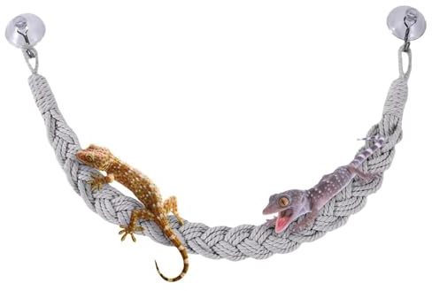 Tillbehör För Eremitkrabba - Klätterrepsleksak För Tank, Säker Sugkoppsstege, Inredning I Naturlig Miljö | Terrariumberikande Tillbehör Geckos Och Trädgrodor, Flexibel Reptilklättringsranka